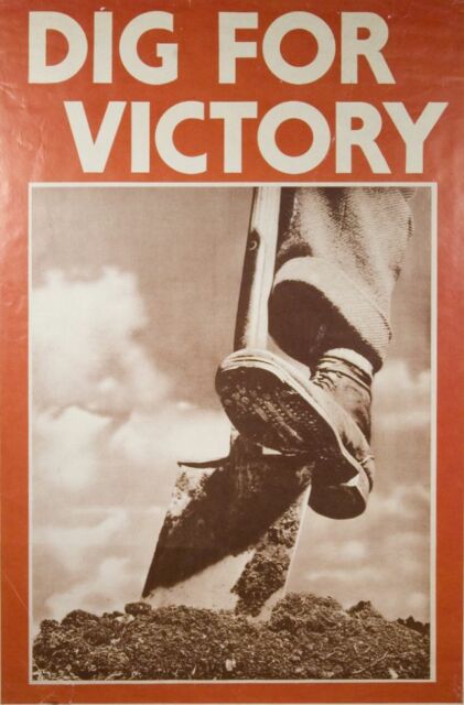 "dig For Victory" World War 2 Propaganda Poster A1a2a3a4sizes